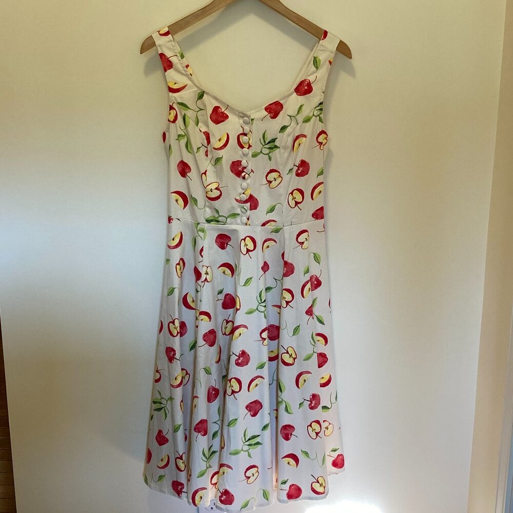 Miss Lulo Apples Dress, L, NWT - Picture 3 of 5
